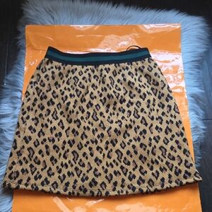 Thml Women's Cheetah Print Mini Skirt